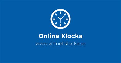 exakt tid online klocka.